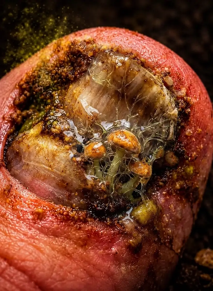 What kills toenail fungus — the biofilm shield that blocks every cream and pill from reaching the root infection